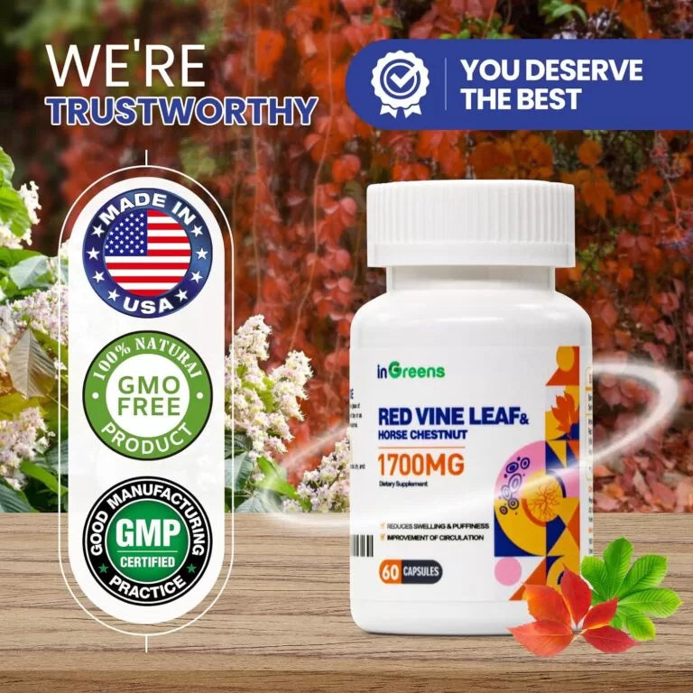 The Protective Benefits of Red Vine Leaf Extract on Vein Health